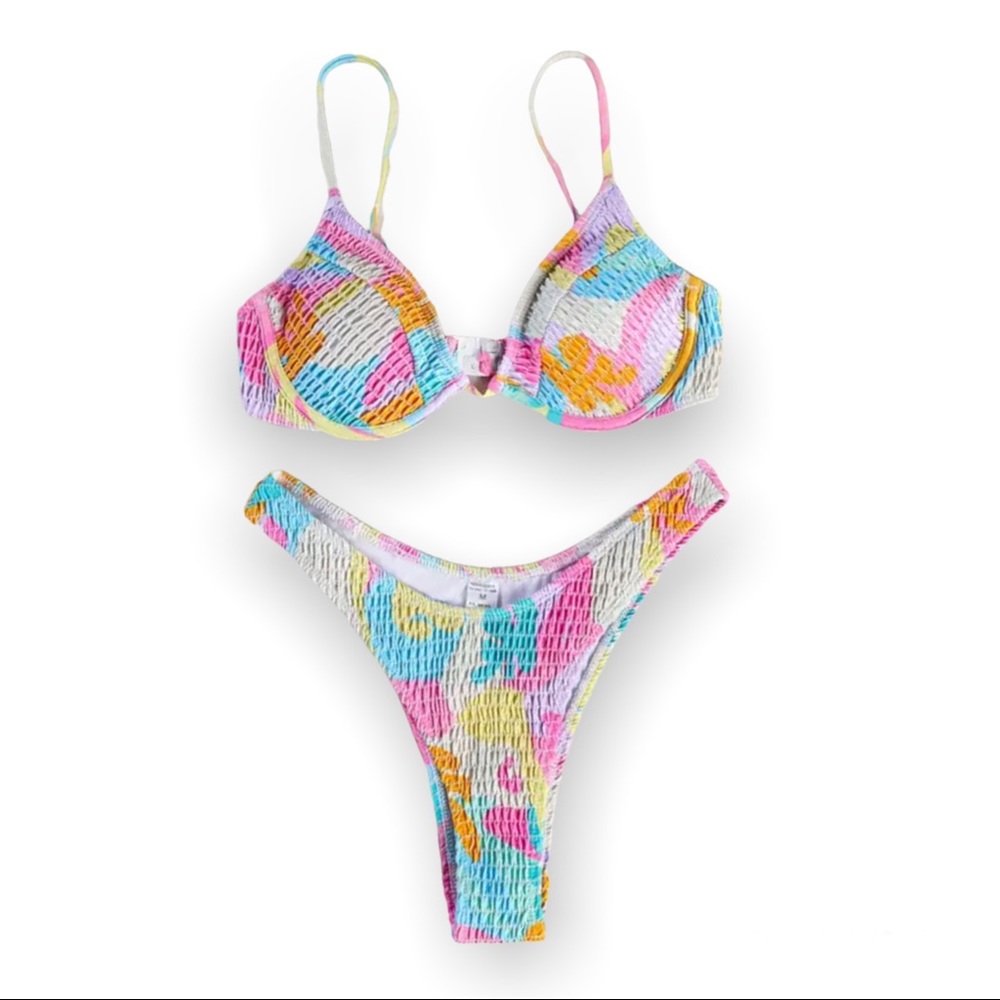 Pastel bikini set in size small - Picture 3 of 6